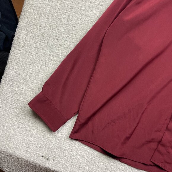 Danelli Men's Button up Dress Shirt Size XL Red Plaid Pocket Made In Canada - Picture 4 of 10